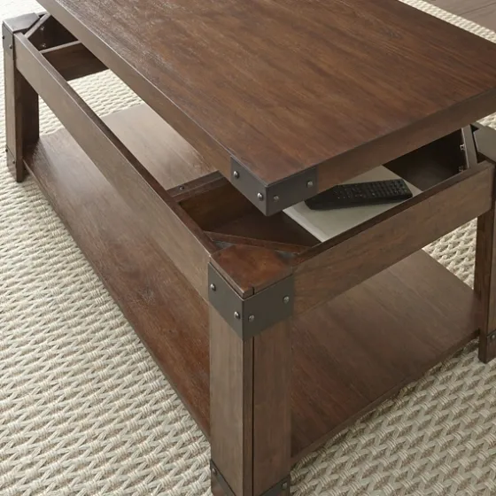 Nolan Lift Top Wood And Metal Accents Coffee Table-Kirkland's Home Sale