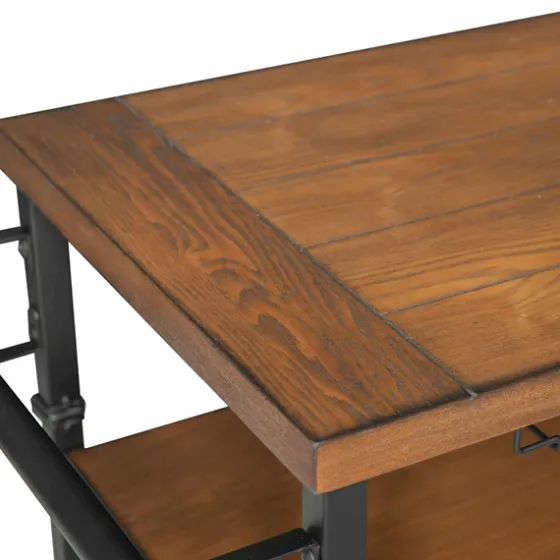Norcross Industrial Rolling Bar Cart-Kirkland's Home Best Sale