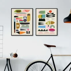 Nordic Glam Framed Canvas Art Prints, Set Of 2-Kirkland's Home Best Sale