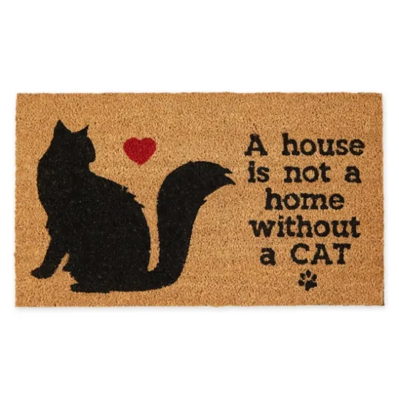 Not Home Without A Cat Coir Doormat-Kirkland's Home Store
