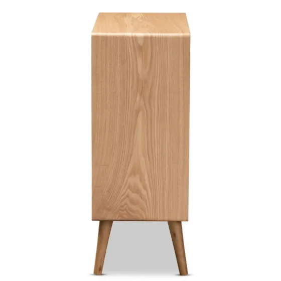 Oak And Rattan 4-Drawer Chest-Kirkland's Home Shop