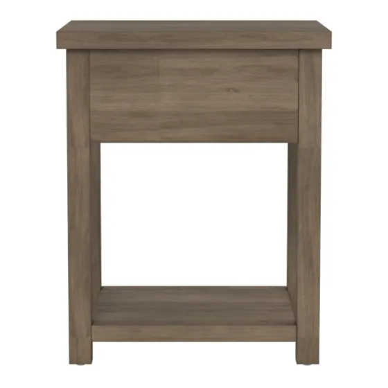 Oak Bailie Wooden Side Table-Kirkland's Home New