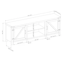 Oak Barn Door Tv Stand-Kirkland's Home Cheap