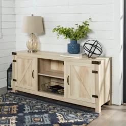 Oak Barn Doors Tv Stand-Kirkland's Home New