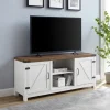 Oak Farmhouse Double Door Tv Stand-Kirkland's Home Best