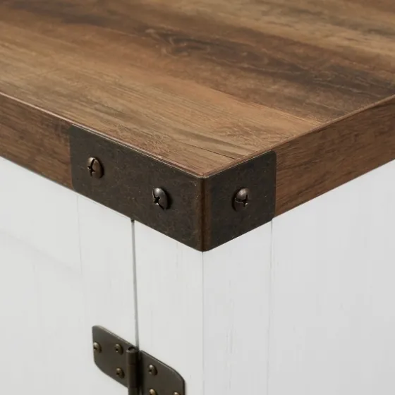 Oak Farmhouse Double Door Tv Stand-Kirkland's Home Best