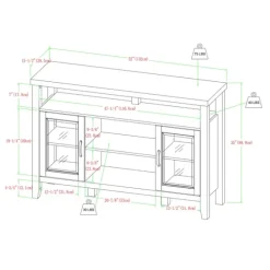 Oak Rustic Wood Tv Stand-Kirkland's Home Store
