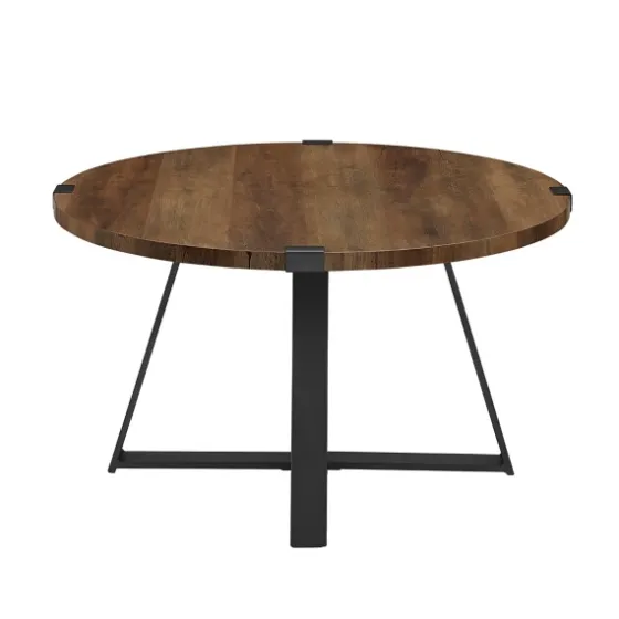 Oak Urban Rustic Round Coffee Table-Kirkland's Home Shop