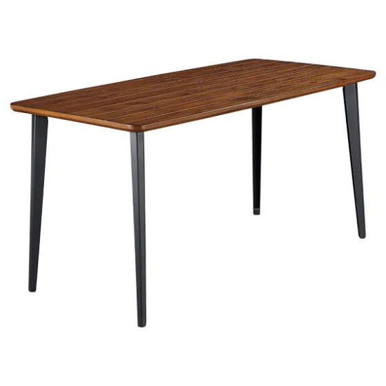 Oak Wood And Metal Dining Table-Kirkland's Home Fashion