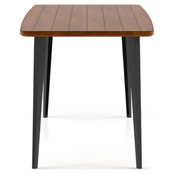 Oak Wood And Metal Dining Table-Kirkland's Home Fashion