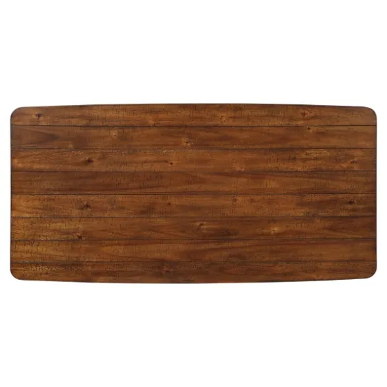 Oak Wood And Metal Dining Table-Kirkland's Home Fashion