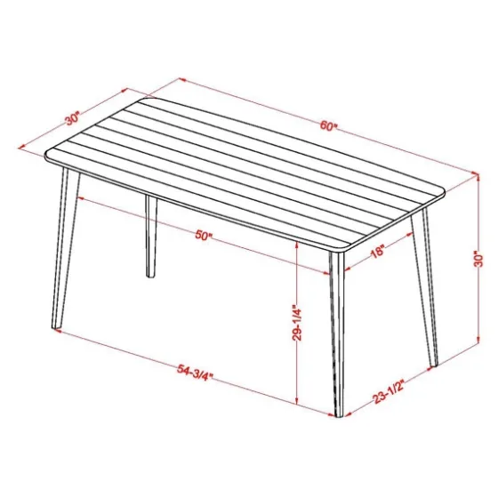 Oak Wood And Metal Dining Table-Kirkland's Home Fashion