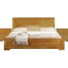 Oak Wood King Platform Bed And 2-Nightstand Set-Kirkland's Home Outlet