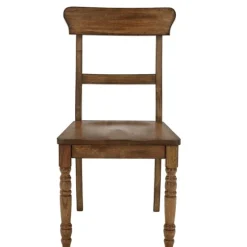 Oak Wood Ladder Back Dining Chairs, Set Of 2-Kirkland's Home Store