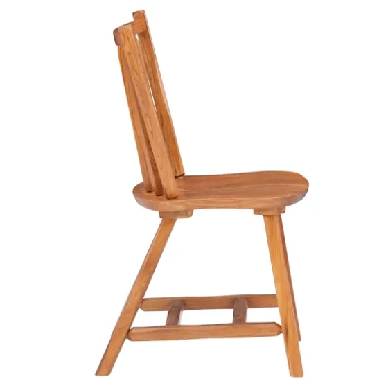 Oak Wood Spindle Back Dining Chairs, Set Of 2-Kirkland's Home Shop