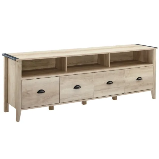 Oak Wood Tv Console-Kirkland's Home Store