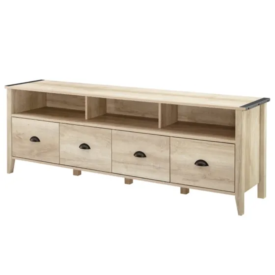 Oak Wood Tv Console-Kirkland's Home Store