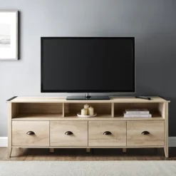 Oak Wood Tv Console-Kirkland's Home Store