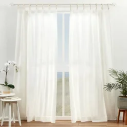 Oatmeal Braided 2-Pc. Curtain Panel Set, 108 In.-Kirkland's Home Cheap