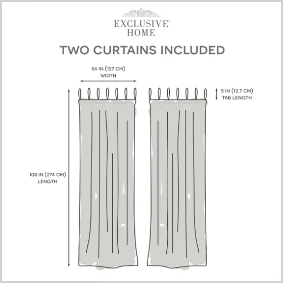 Oatmeal Braided 2-Pc. Curtain Panel Set, 108 In.-Kirkland's Home Cheap