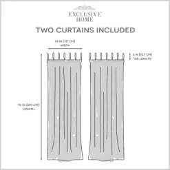Oatmeal Braided 2-Pc. Curtain Panel Set, 96 In.-Kirkland's Home Hot