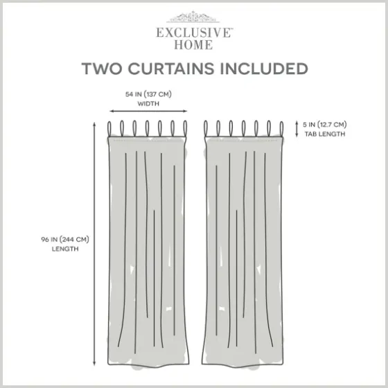 Oatmeal Braided 2-Pc. Curtain Panel Set, 96 In.-Kirkland's Home Hot