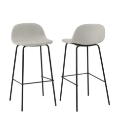 Oatmeal Slope Back 2-Pc. Barstool Set-Kirkland's Home Store