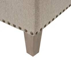 Oatmeal Tufted Square Ottoman-Kirkland's Home Best Sale