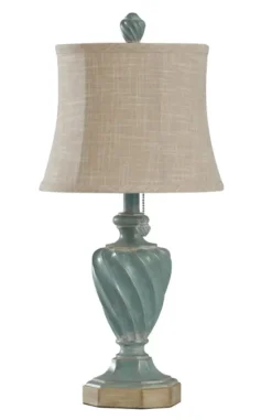 Ocean Blue And Gold Table Lamp-Kirkland's Home Online