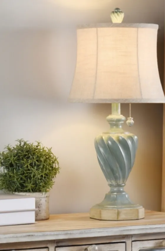 Ocean Blue And Gold Table Lamp-Kirkland's Home Online