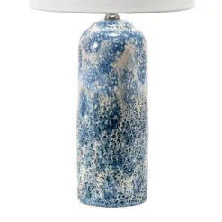 Ocean Blues Mottled Pillar Table Lamp-Kirkland's Home Store