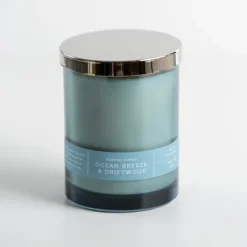 Ocean Breeze & Driftwood Single Wick Jar Candle-Kirkland's Home Best