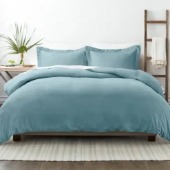 Ocean Solid 3-Pc. Twin Duvet Cover Set-Kirkland's Home Best