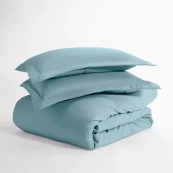 Ocean Solid 3-Pc. Twin Duvet Cover Set-Kirkland's Home Best