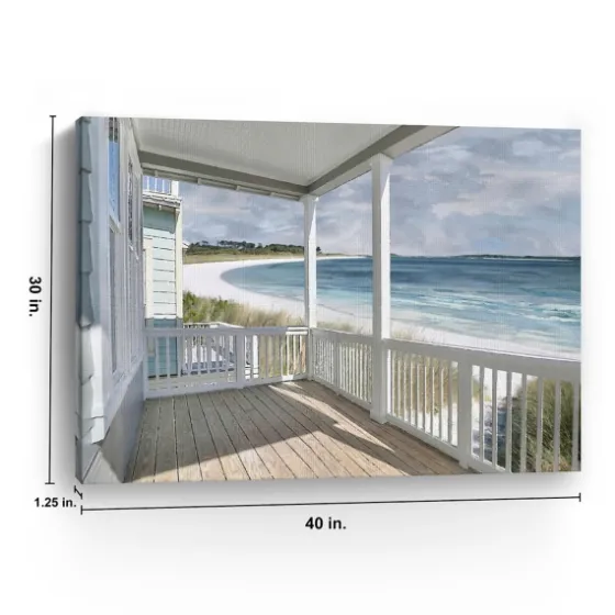 Ocean View Canvas Art Print, 40X30 In.-Kirkland's Home Clearance