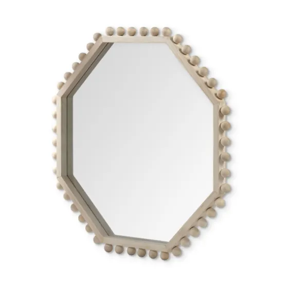 Octagon Beaded Edge Framed Wall Mirror-Kirkland's Home New