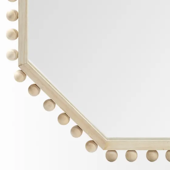 Octagon Beaded Edge Framed Wall Mirror-Kirkland's Home New