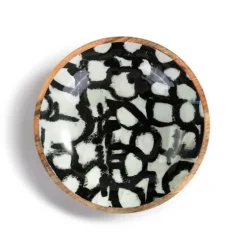 Off White And Black Hanging Bowl Wall Plaque-Kirkland's Home Outlet