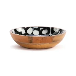 Off White And Black Hanging Bowl Wall Plaque-Kirkland's Home Outlet