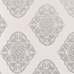 Off White Metallic Curtain Panel Set, 96 In.-Kirkland's Home Flash Sale