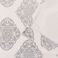 Off White Metallic Curtain Panel Set, 96 In.-Kirkland's Home Flash Sale