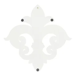 Off-White Distressed Fleur De Lis Wall Decoration-Kirkland's Home Store