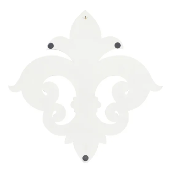 Off-White Distressed Fleur De Lis Wall Decoration-Kirkland's Home Store