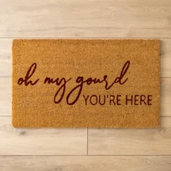 Oh My Gourd You'Re Here Coir Harvest Welcome Mat-Kirkland's Home Store