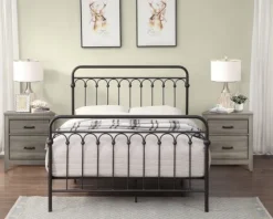 Oil Rubbed Bronze Metal Platform Full Bed-Kirkland's Home Sale