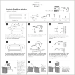 Oiled Bronze Fetter Double Curtain Rod, 120 In.-Kirkland's Home Clearance