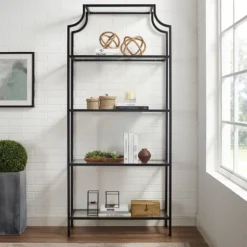 Oil-Rubbed Bronze 4-Tier Glass Ashlee Etagere-Kirkland's Home Sale