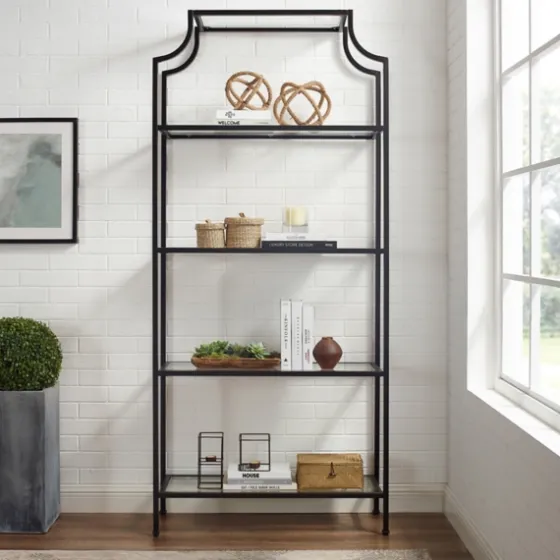 Oil-Rubbed Bronze 4-Tier Glass Ashlee Etagere-Kirkland's Home Sale