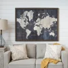 Old World Map Framed Art Print-Kirkland's Home Flash Sale