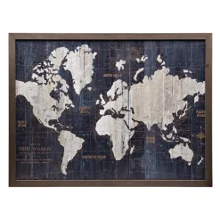 Old World Map Framed Art Print-Kirkland's Home Flash Sale